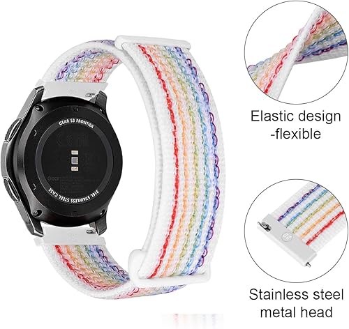 Miniatura 2 de Correa de reloj de 0.866 in compatible con Samsung Gear S3 FrontierGalaxy Watch de 1.812 pulgadasWatch 3 de 1.772 pulgadas, Watch GTGT2GT3 1.812