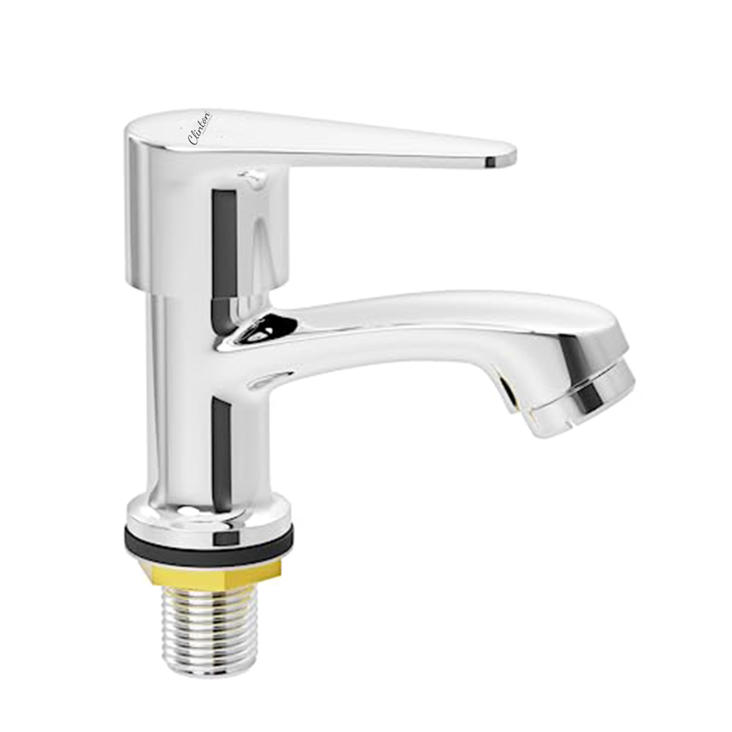 Clinton Vignet Brass Pillar Tap for Wash Basin | Pillar Cock | Quarter-Turn | Ceramic Disc Cartridge | Foam Flow | Chrome (Silver) (B0D4G5Q6X2) Amazon Price History, Amazon Price Tracker