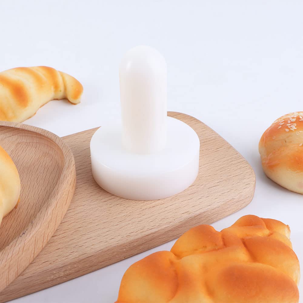 Leadigol 1 x Kuchenschieber, Kunststoff-Torten-Gebäck, doppelseitige Teig-Törtchen-Tamper-Kuchen-Eierkuchen-Form für die Küche