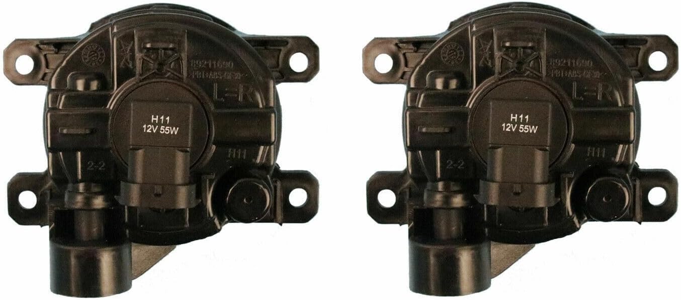 Pair Fog Lights Driving Lamps for Pair 2015-2018 Jeep Renegade Direct Fit Replacement with H11 Halogen Bulbs, OE 68256470AA & CH2592152 Compatible, Waterproof Durable