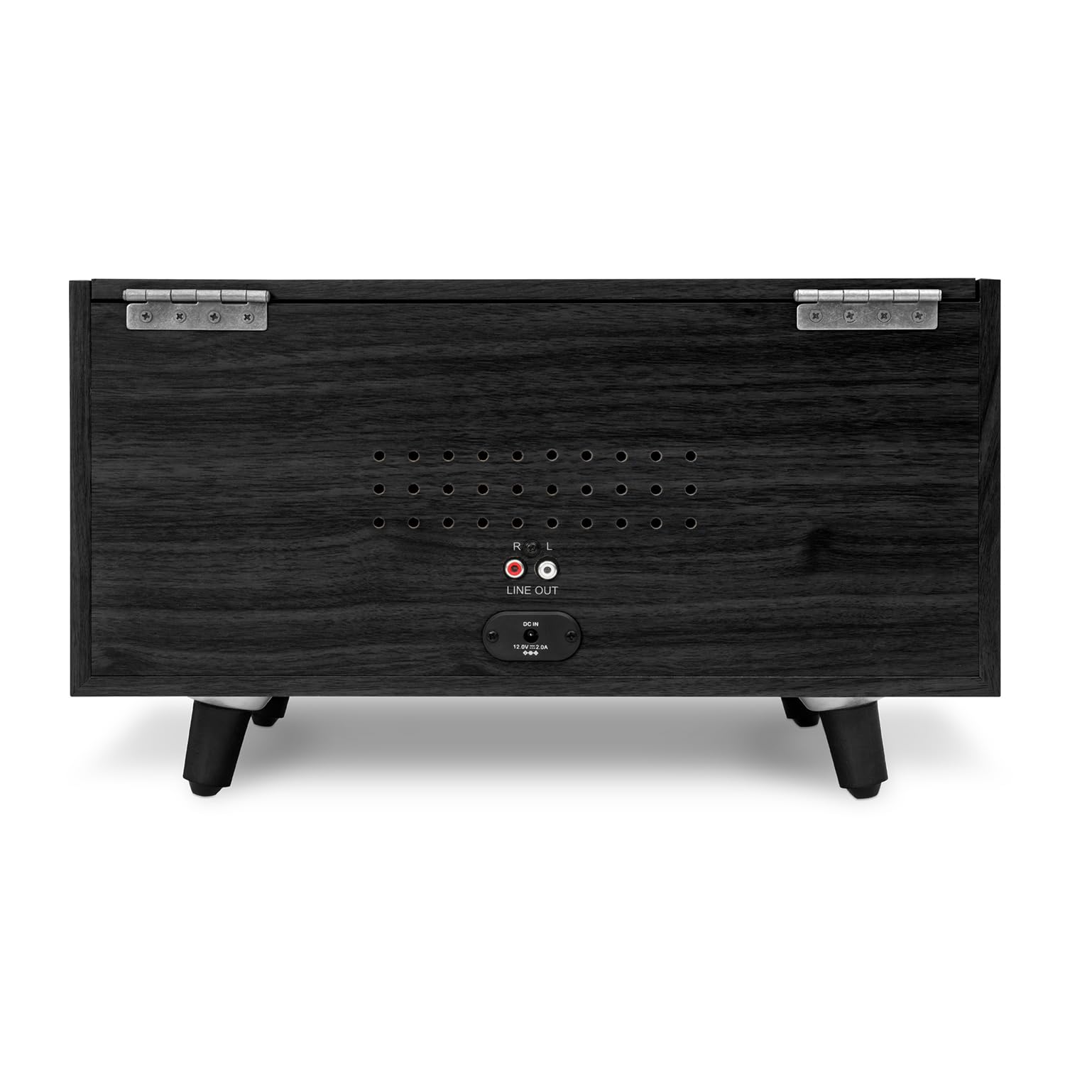 Victrola Century Signature+ Centre de Musique Bluetooth 6 en 1 avec Horloge Noir