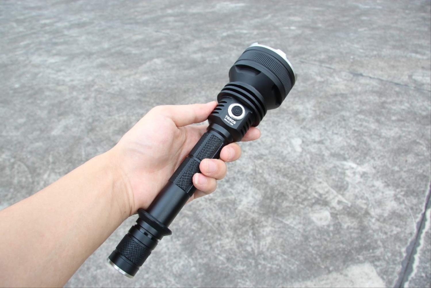 Torcia BAJIE 7G5Cs Xm-L2 Torcia da caccia a led, campo, esplorazione della grotta, torcia da caccia, escursione, viaggio senza guida, pesca nero giallo