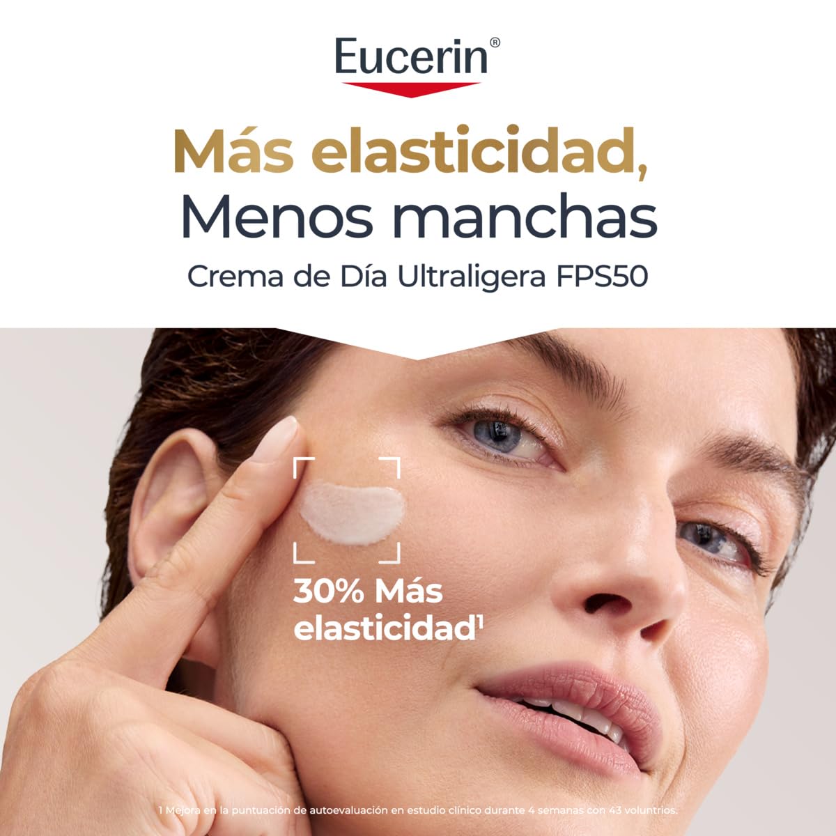 Hyaluron-Filler + Elasticity Día Ultraligera SPF50 50ml, Crema facial antimanchas y antiarrugas, protección solar con Thiamidol, absorción rápida, para todo tipo de piel