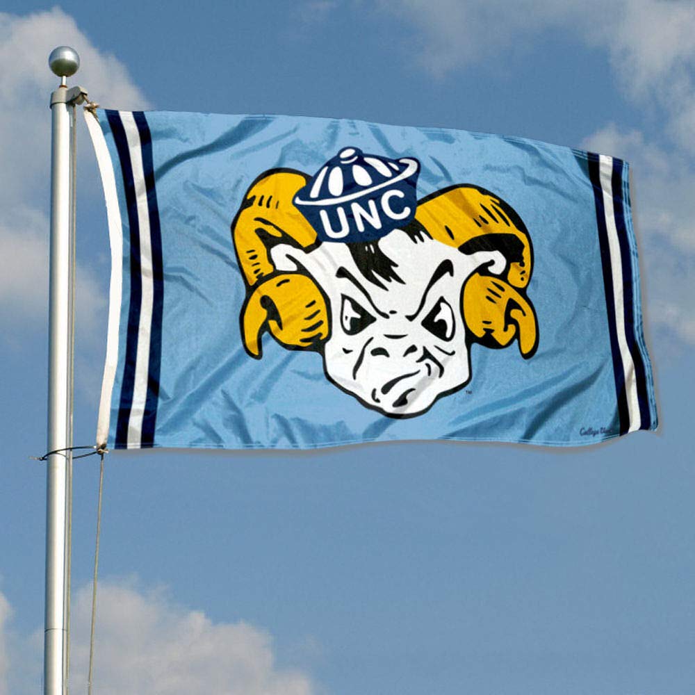 University Of North Carolina Gartenflagge – Doppelseitig, 100% Polyester, Offiziell Lizenziert