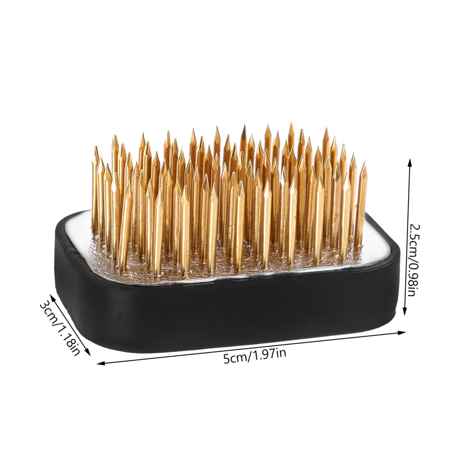 HAPINARY Flower Arrangement Holder Pin Flower Frog for Arrangements Vase Floral Fixation Base