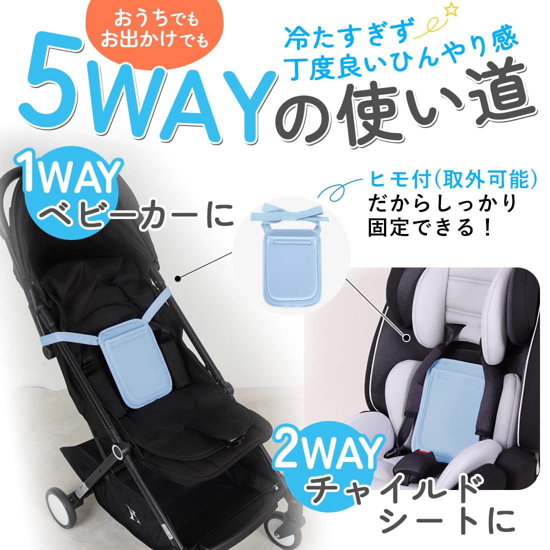 Amazon.co.jp: (ケラッタ) ベビーカー 保冷 シート 保冷剤