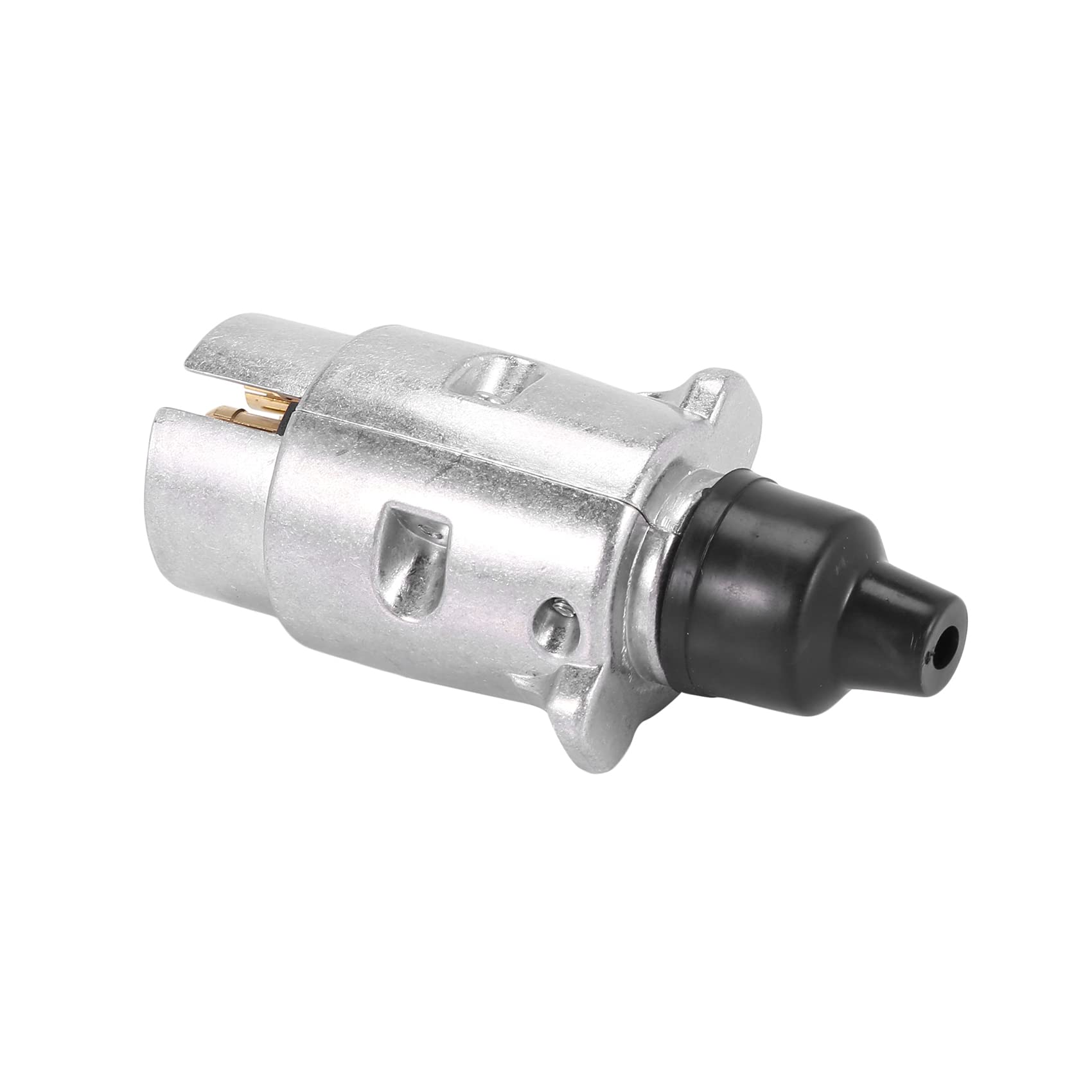Gaetooely 7-Pin Trailer Spina Pesante Dovere Giro Pin 7-Pole Cablaggio Connettore 12V Barra di rimorchio Traino Caravan Spina per Camion N Genere Trailer Fine