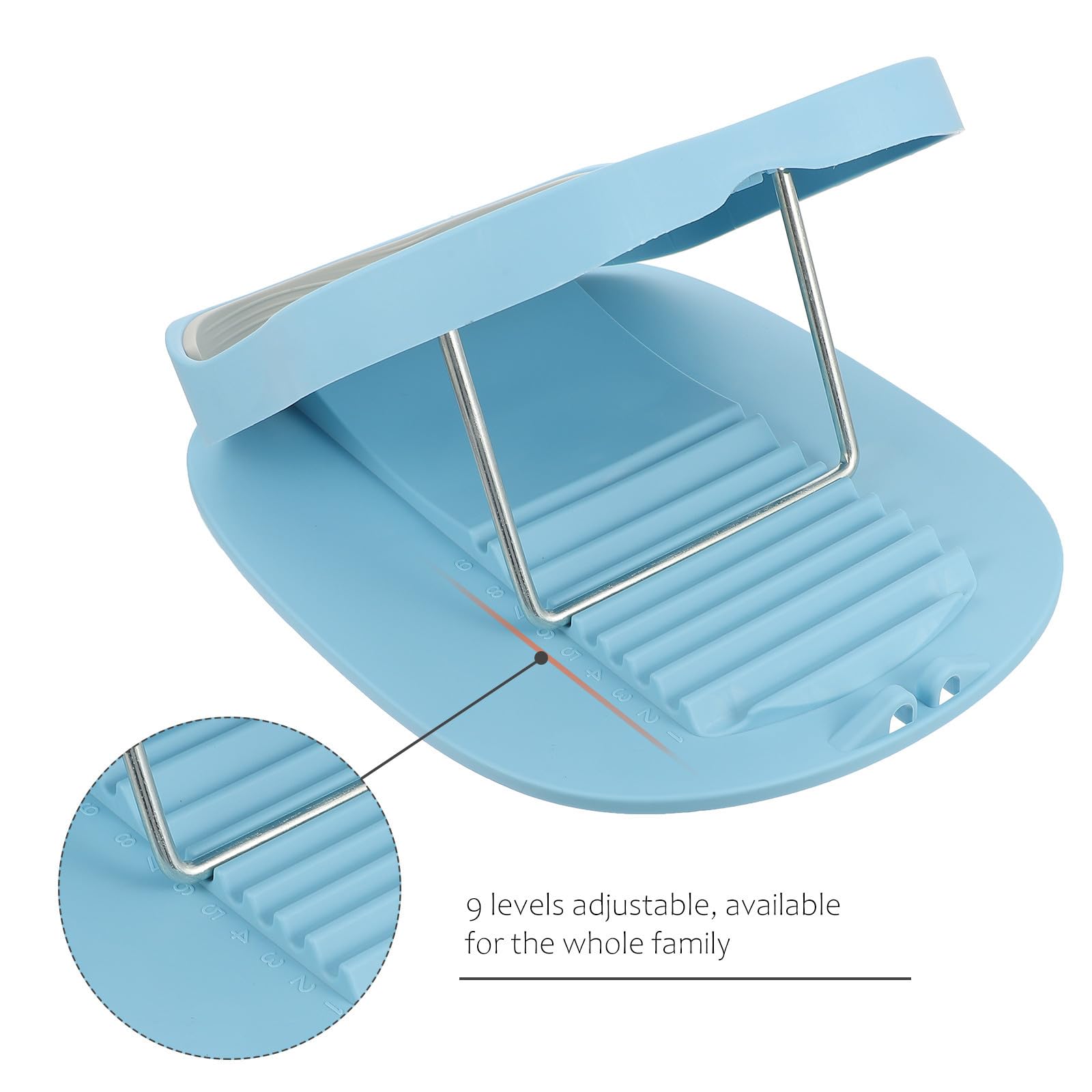 Tabla Inclinada Ajustable para Ejercicio de Pantorrillas y Pies, Accesorio Ligero de PP y TPE para Aliviar Fatiga en Fitness y Fisioterapia
