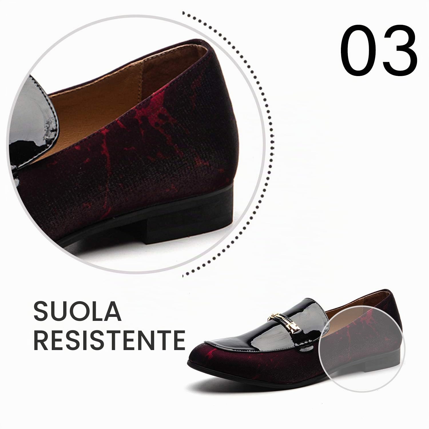 JITAI Scarpe Formali da Uomo Mocassini da Uomo Casual in Pelle da Scarpe Uomo Mocassini
