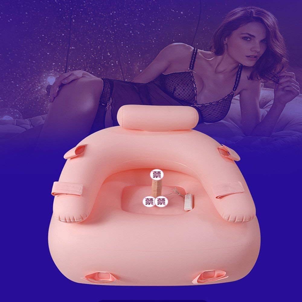 Gonfiabile del Sesso Divano Amore Poltrona Sesso Interessi con Un Dildo Giocattoli per Adulti