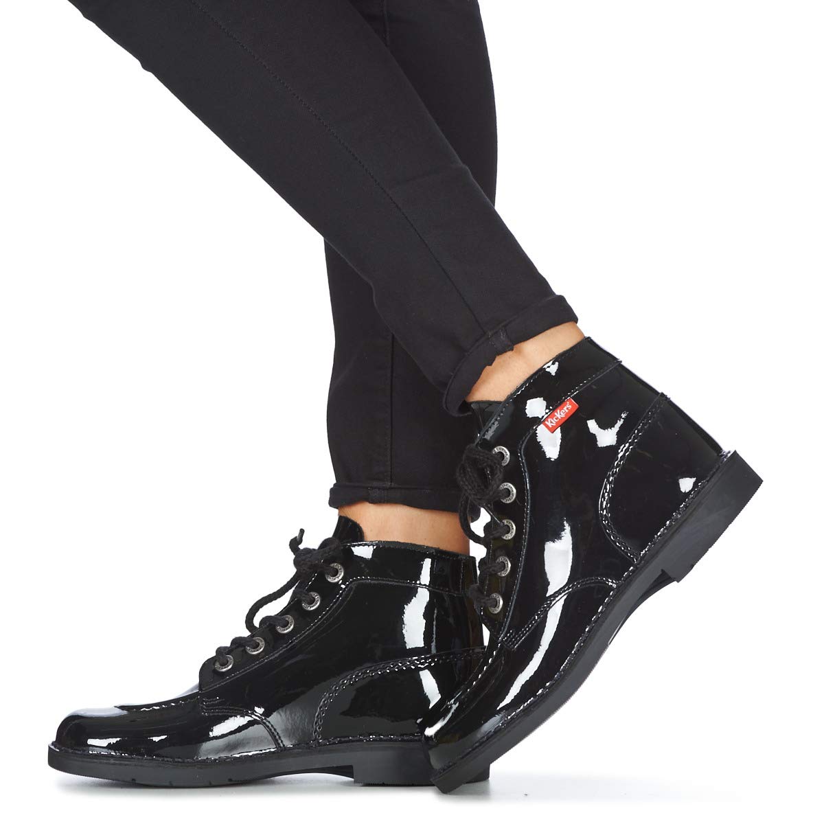 Kickers Kick Col Stiefelletten/Boots Damen Braun Boots Shoes
