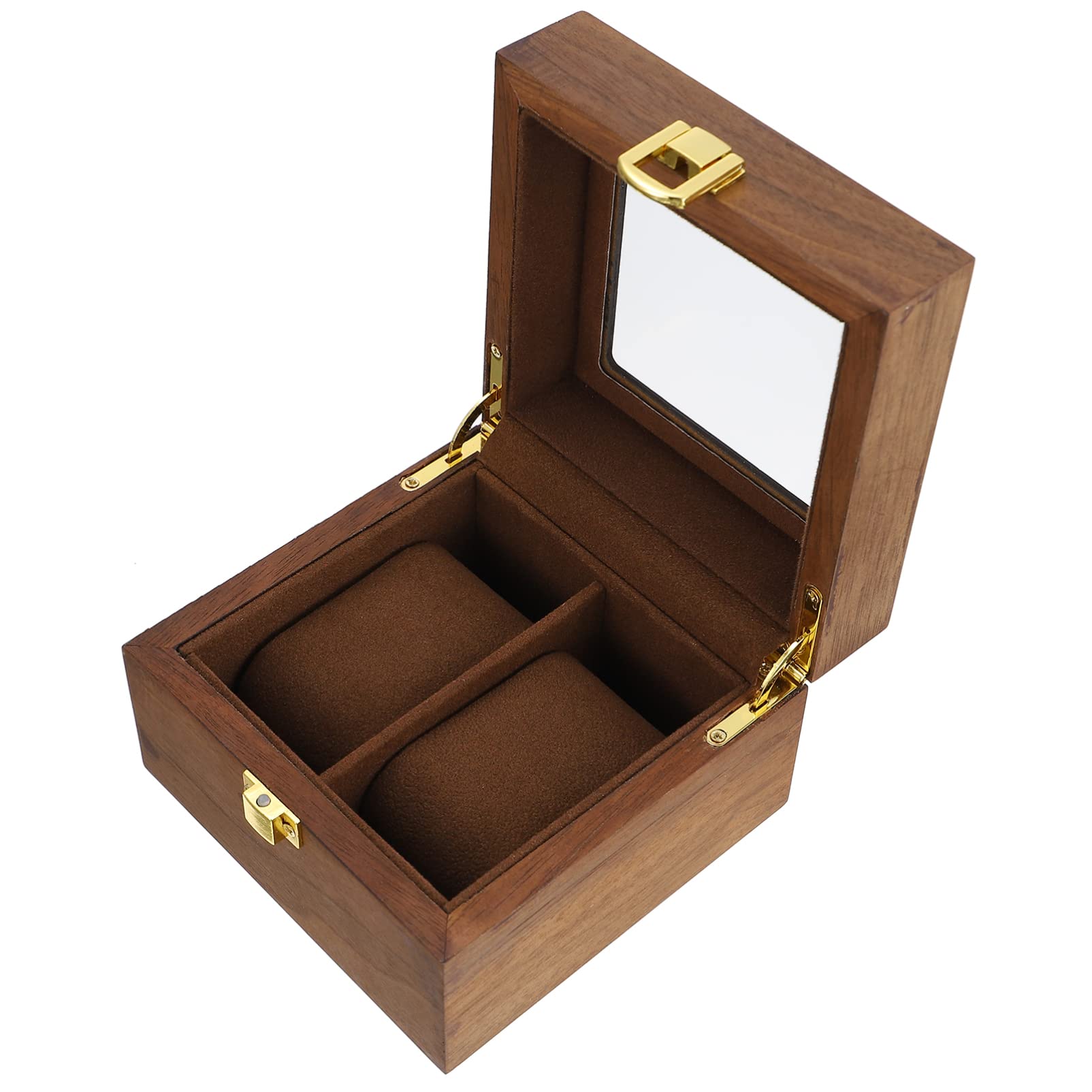 ITNXVKGES Watch Storage Box Elegant Wooden Slots Display Case for Mechanical Watches for Home Display and Storage