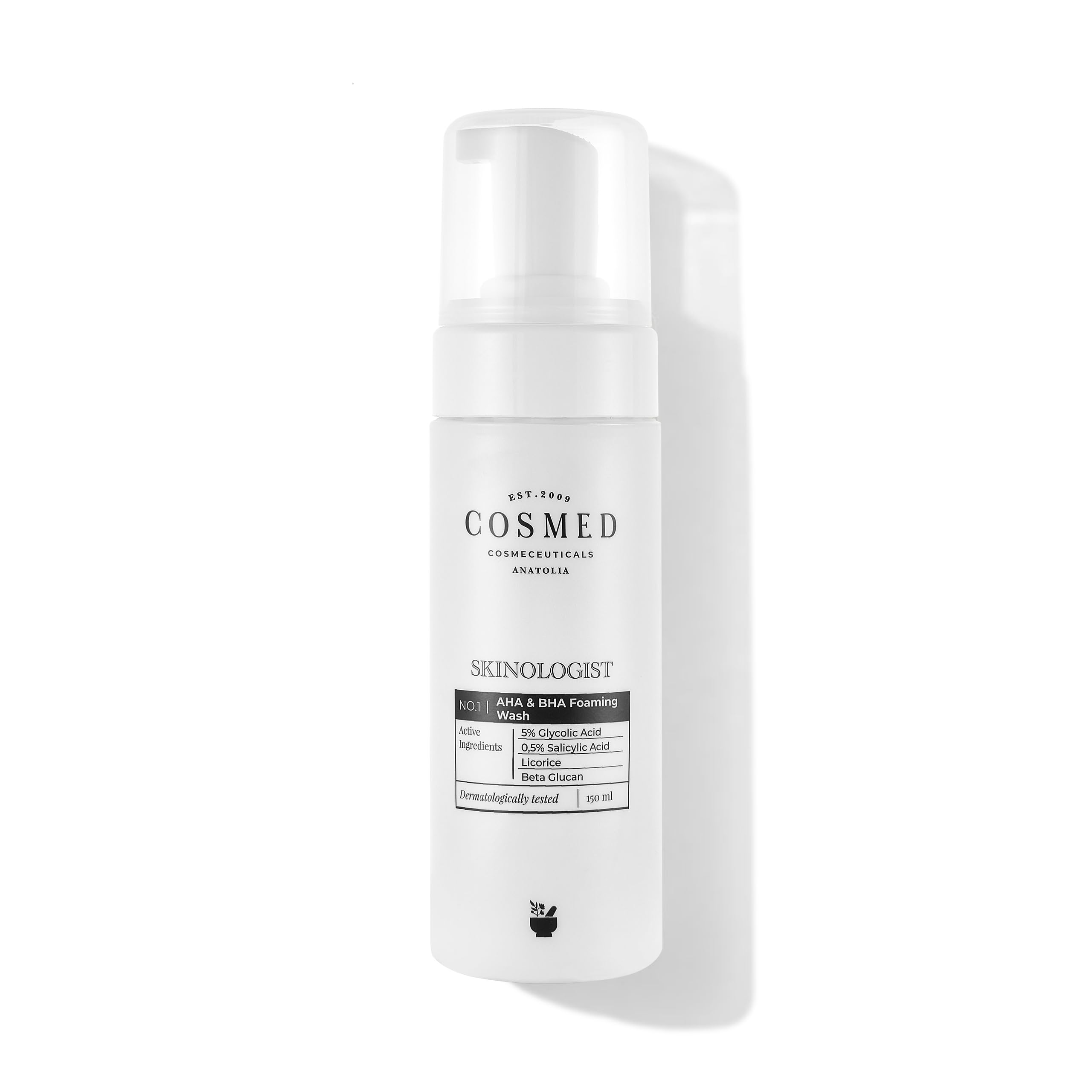 Cosmed Akneye Eğilimli, Yağlı/Karma Ciltler için Köpük Temizleyici - AHA & BHA Foaming Wash - 150 ml