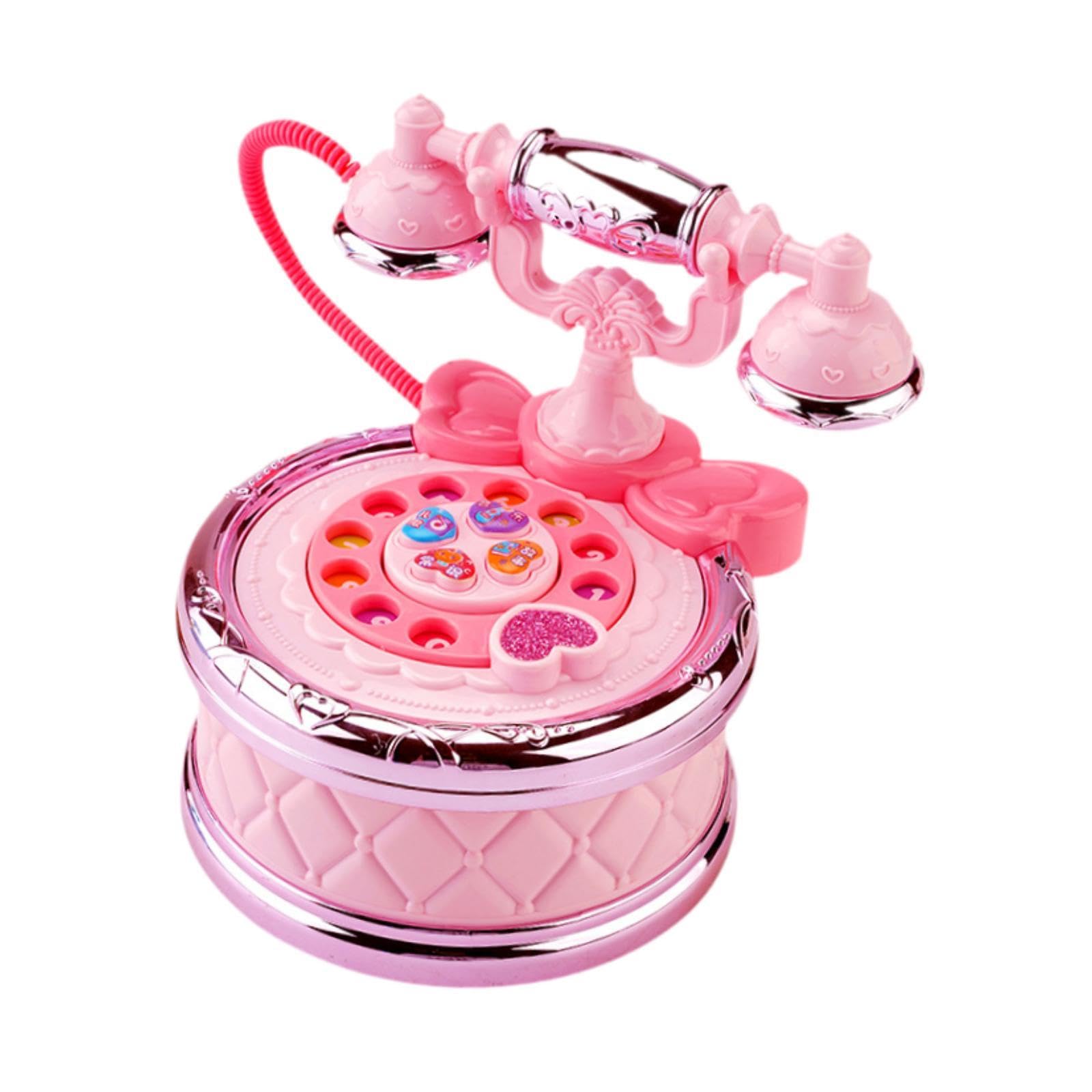 Telefono Interattivo per Bambini, Ideale per Il Gioco di Immaginazione, Rosa, Taglia unica