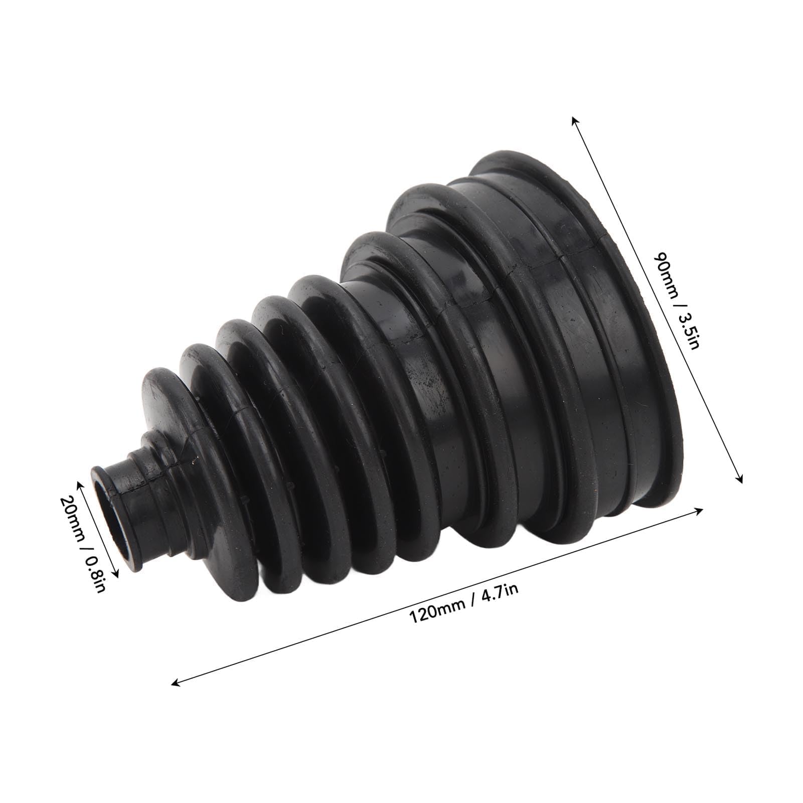 Kit Cuffia Semiasse, 2 Pezzi Cuffia Soffietto Omocinetico per Giunto a Velocità Costante CV Set di Stivali in Silicone per Albero di Trasmissione Sostituzione Altamente Flessibile per Auto