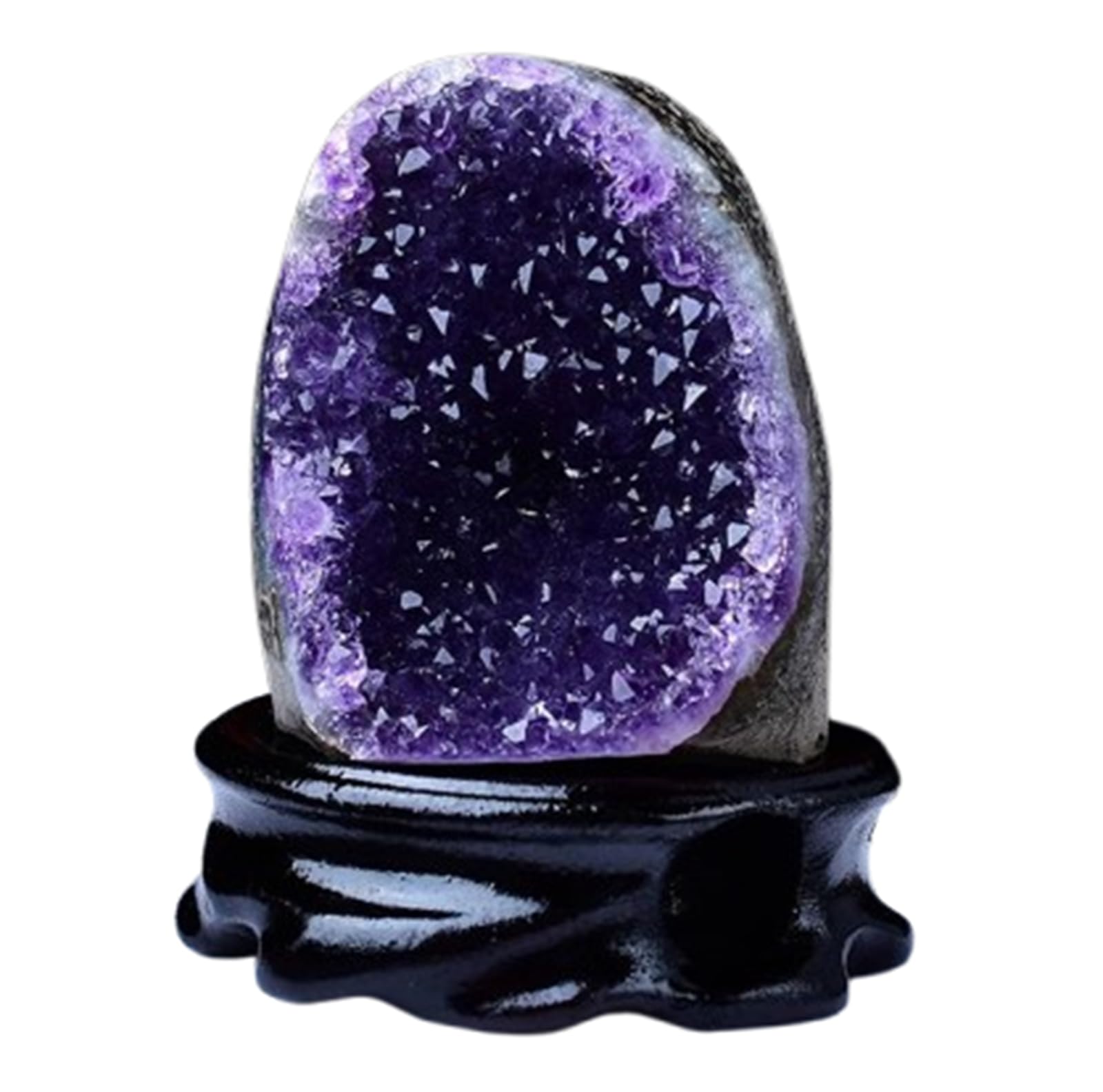 XWFNQSF Raw Amethyst Crystal Cluster Irregular, Amethyst Geode, Amethyst Decorative Feng Shui Stone Purple Home Decor,610~710g