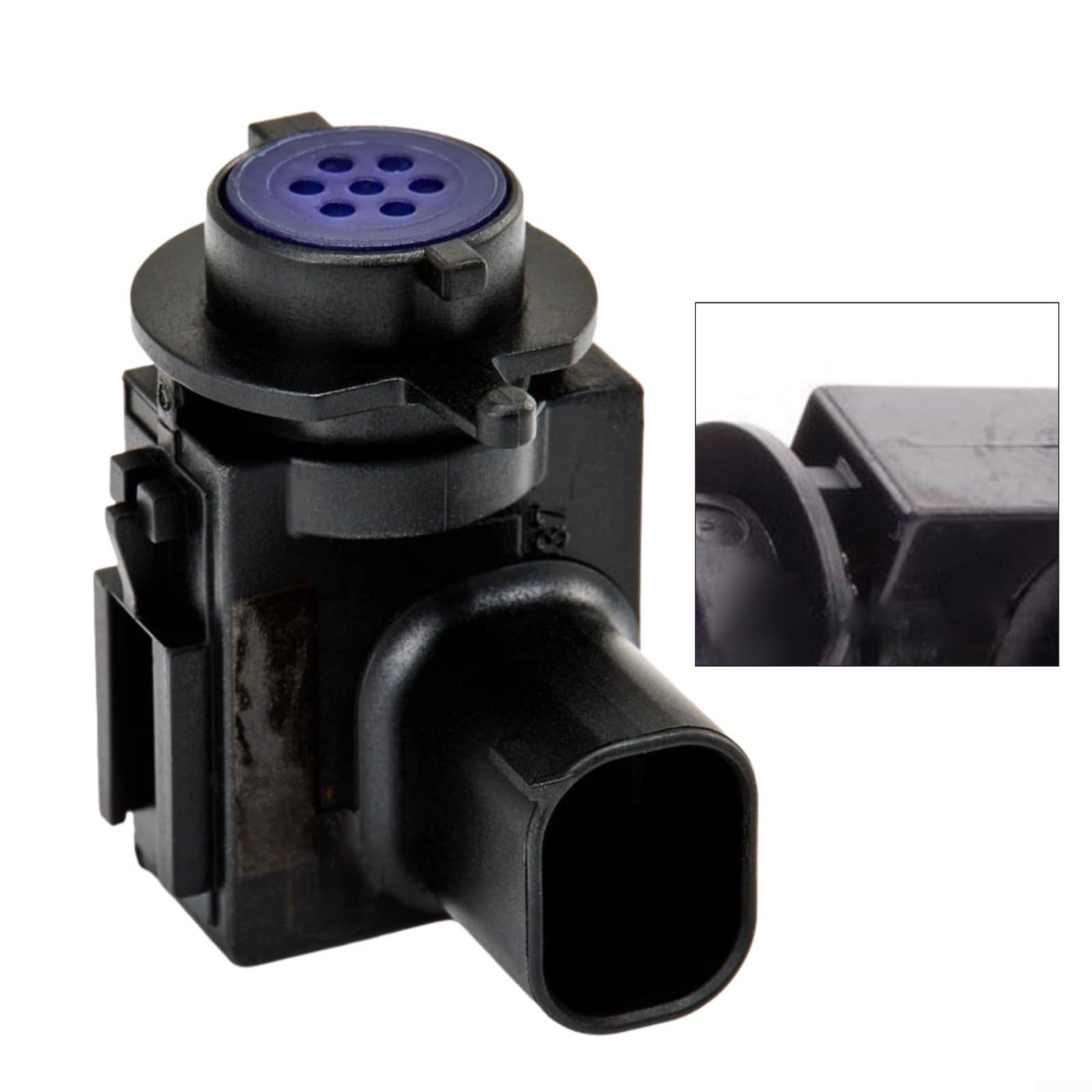 Sensor de calidad del aire del montaje de la bayoneta para BMW 3 Touring E91, detector de aire de cabina con OE 64119240180, diseño de plástico y metal para fácil instalación, negro