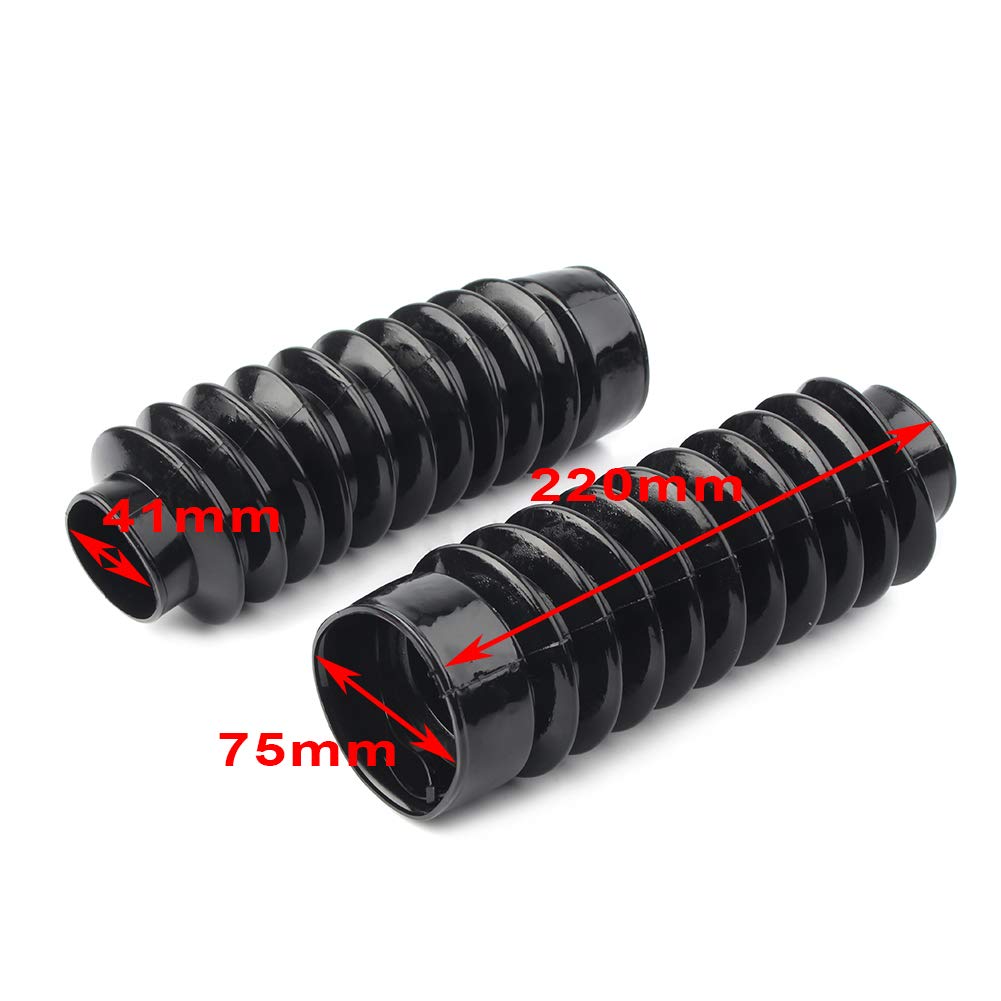 Amazon | フロントフォークブーツ フォークカバー 上φ41mm 下
