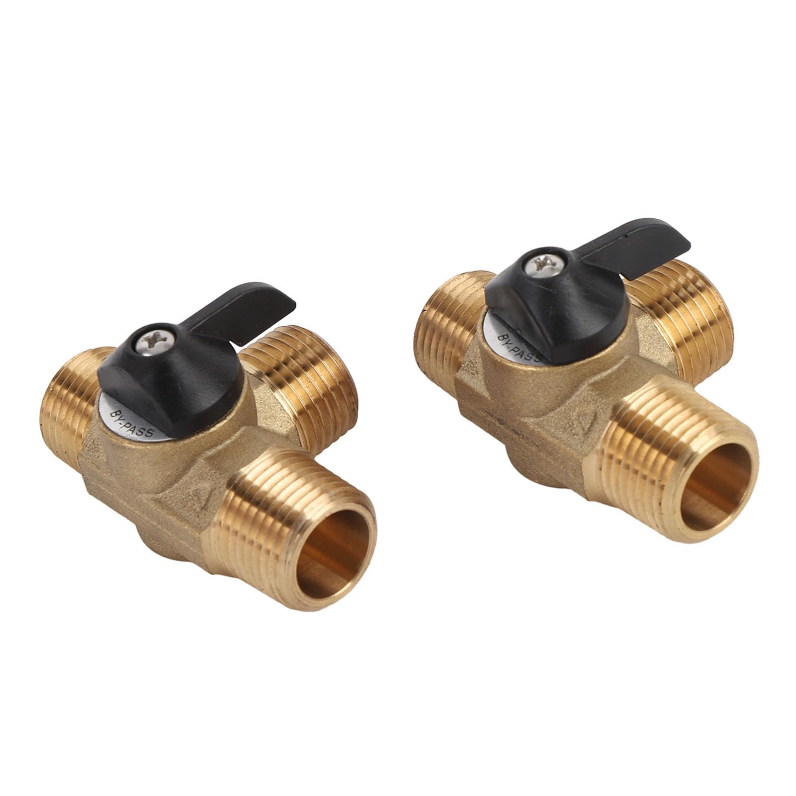 KIMISS Kit Bypass Scaldabagno per, Struttura Robusta, Tubo Rinforzato in Ottone 12 Pollici