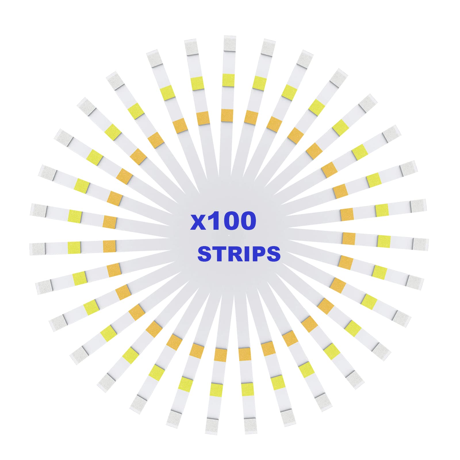 Bandelette pH, 100 Bandelettes Test Piscine, Plage De Mesure 1-14, Test pH rapide pour Piscines, eau potable, eau avec analyse sol, laboratoires, aquariums