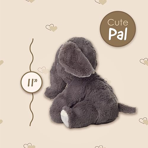 Miniatura 4 de Squirrel Products Cuddle Mates - Peluche de elefante de 11 pulgadas