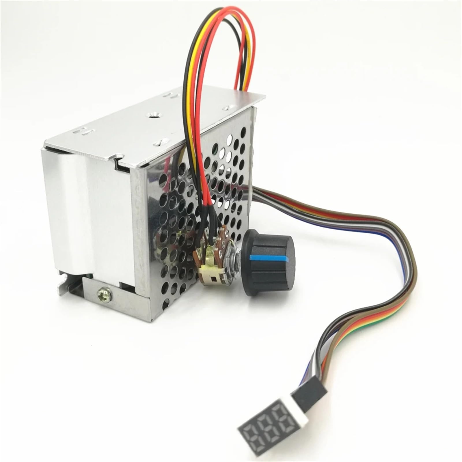 50 Uds. Controlador de velocidad del motor de CC PWM pantalla Digital 0 ~ Módulo de accionamiento ajustable 6V ~ 60V entrada Max30A con funda