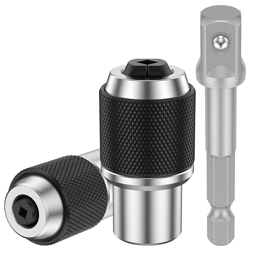 Littimoon Tap Socket Set, Tap Holder Tool for 6-1/2 Tap and 3/8Inch Drive Tap Extractor, Tap and Tap Sleeve Extraction Tool Set