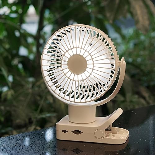 Miniatura 8 de Limitless Breezie Ventilador portátil con luz LED y banco de energía de 8,000 mAh (blanco)