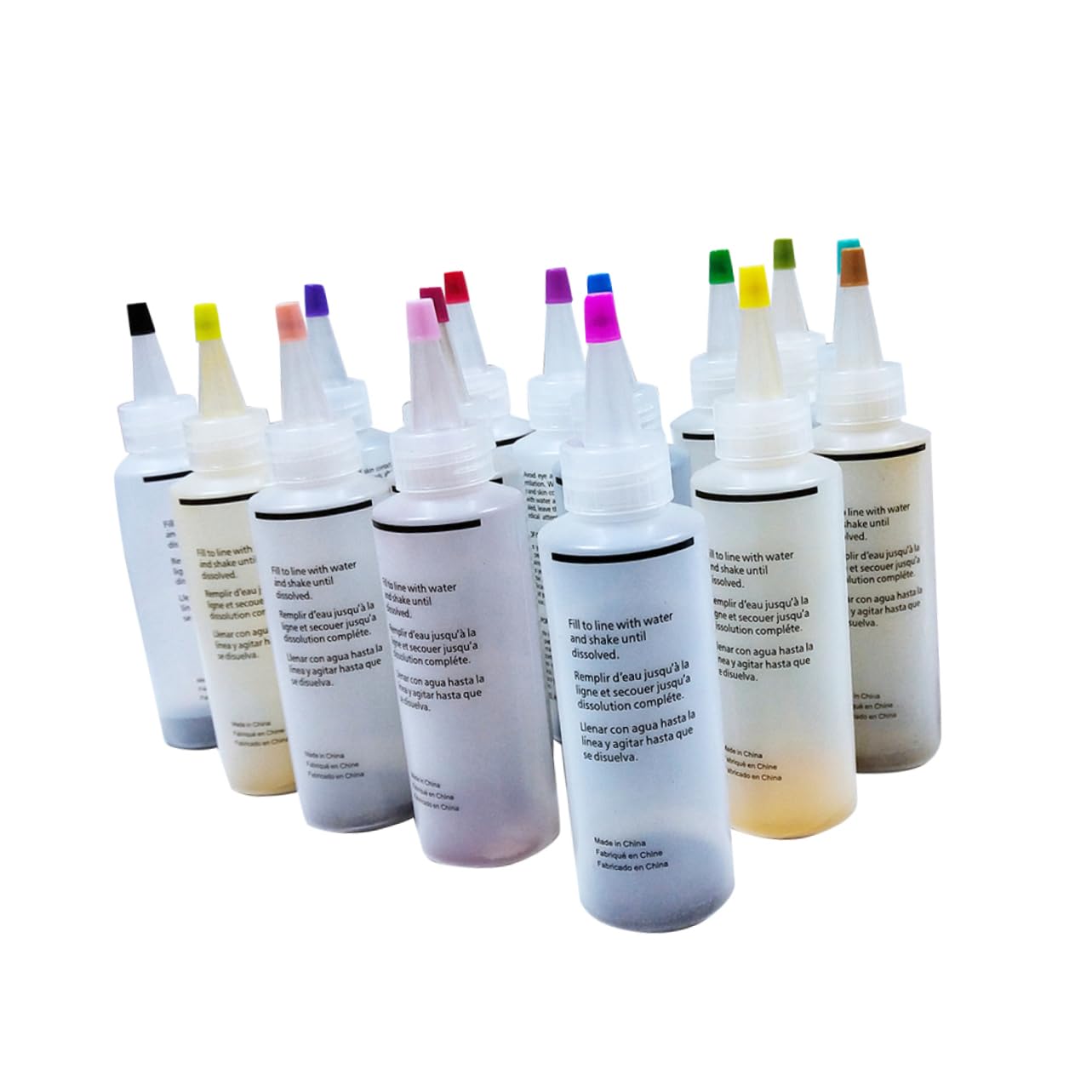 HAWILLOSCH 18 Color Tie Dye Paint Set for DIY Safe Fabric Dye for Boys and Girls and Adults