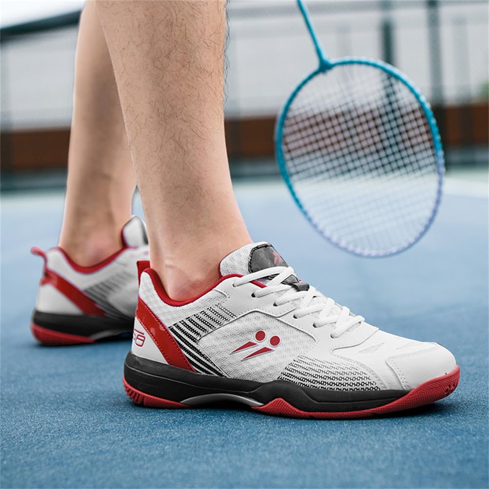 JiuQing Zapatillas De Pickleball Hombre Mujer para Bádminton Voleibol Cancha Interior Antideslizantes Y Ligeras
