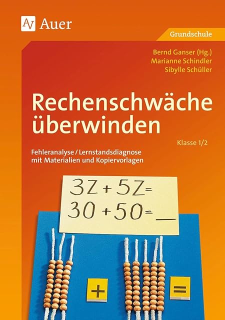 Portada de Rechenschwäche überwinden 1: Fehleranalyse und Lernstandsdiagnose mit Materialien und Kopiervorlagen