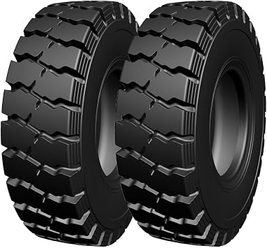 TROPOW 289-15 Heavy Duty Forklift Tire 14-PLY with Tube & Flap, Tube-Type Industrial Replacement Tire for Forklift Warehouse & Construction