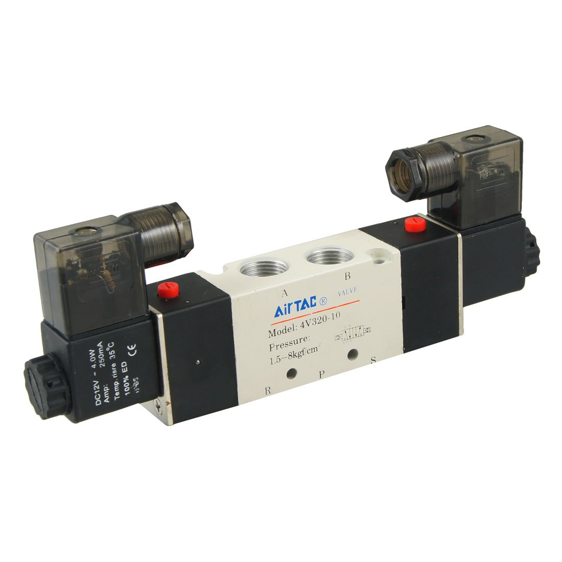 Électrovanne de contrôle d'air 4V320-10 12V à commutation rapide 5 voies