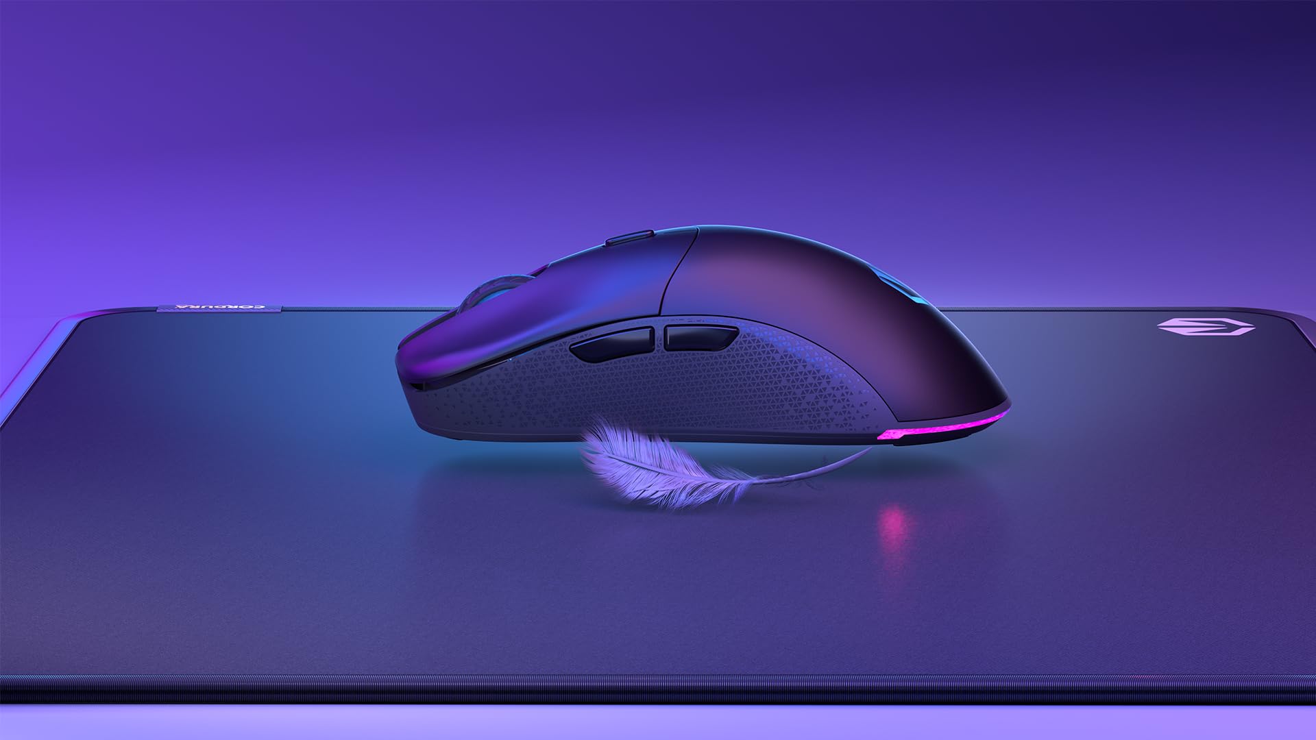 ENDORFY Gem Plus Wireless, Mouse da Gaming Wireless Ultraleggero, sensore Top di Gamma PixArt PAW3395, 26 000 DPI, Resistenti Switch Kailh GM 8.0, EY6A013