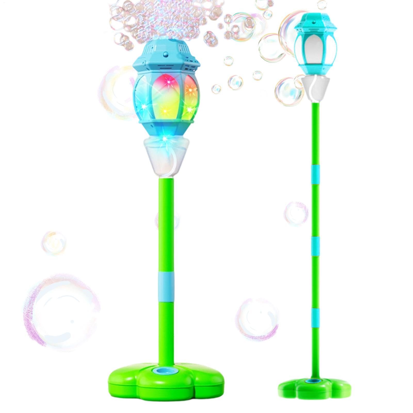 Automatic Bubble Maker Stand Adjustable Heights Standing Bubbles Machine For Kids Outdoor Bubbles Tower For Kids, Adjustable Height Street Light, For Party Backyard Summer Beach