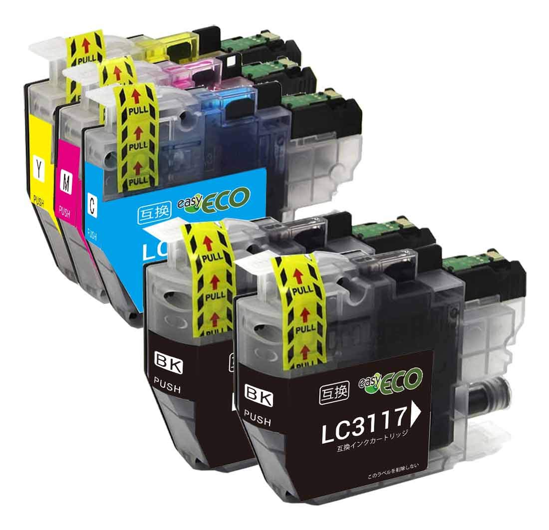 Amazon.co.jp: EasyECO Brother用 ブラザー LC3117 インク