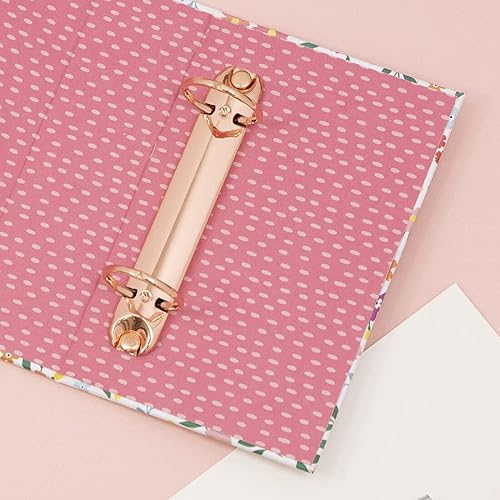 Miniatura 7 de Craftelier - Kit de 2 mecanismos para archivadores de 2 anillas  Tamaño aprox.4.8 in - Diámetro del anillo 1.2 in - Distancia entre los anillos 3.1