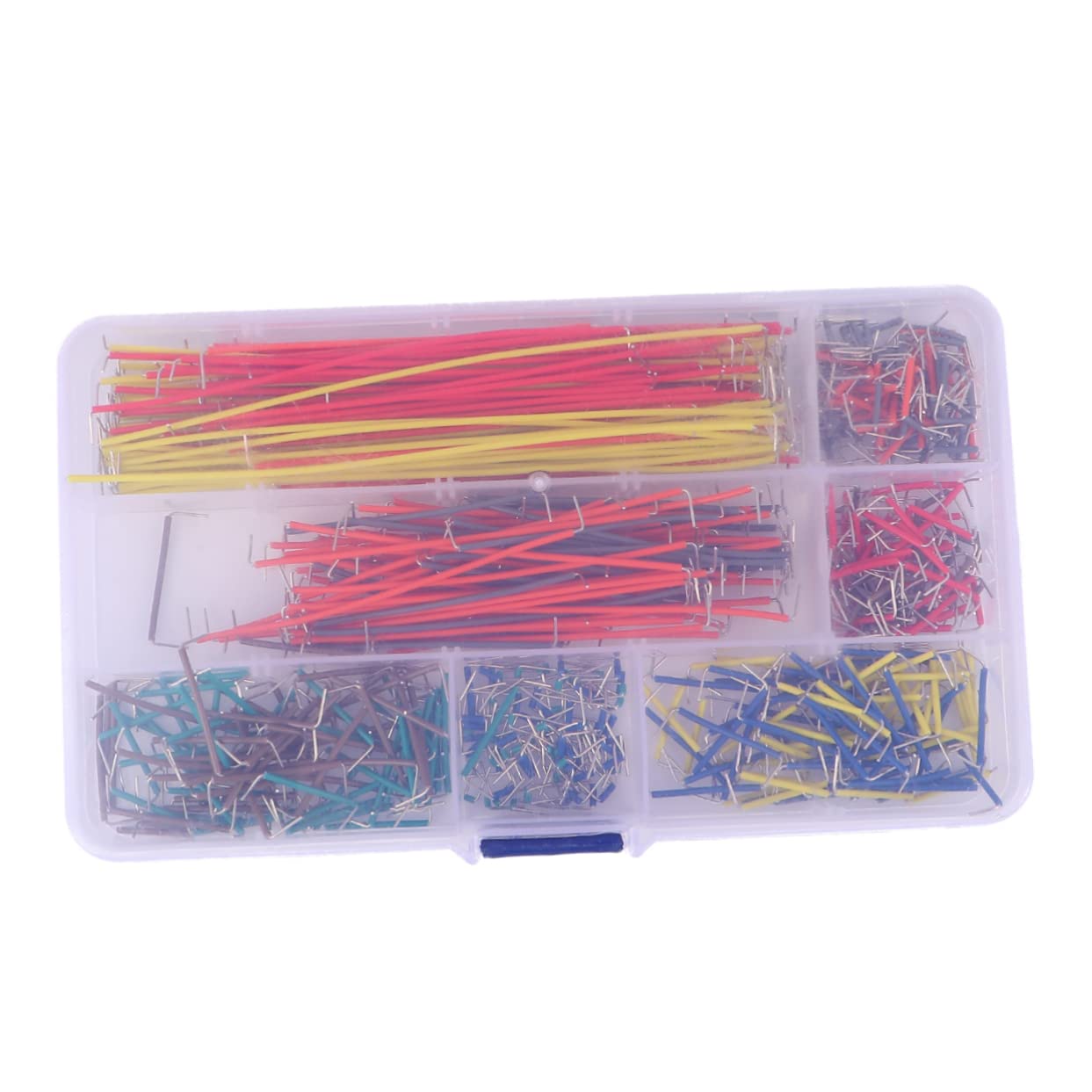 Healeved 1680pezzi Jumper Wire Preformati Con Lunghezze Per Breadboard Kit Elettrici Saldabili Facili Da Usare e Riutilizzabili Compatibili Con Circuiti e Prototipi