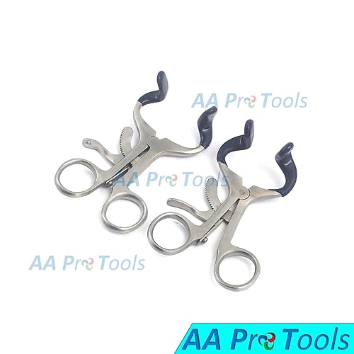 Miniatura 2 de Nuevo juego de 2 piezas O.R grado Molt boca mordaza azul 3.5 "instrumento dental con silicona A+calidad