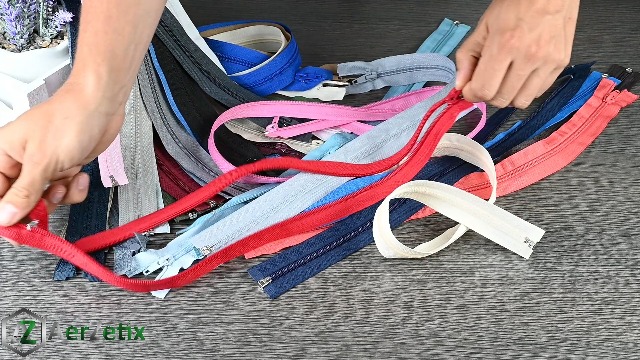 AERZETIX - Lot De 8 Fermetures éclair à Glissière Spirale N°5 50 Cm Séparables Avec Curseur - En Métal Nylon Polyester - Couleur Blanc - Couture Créations DIY Textile