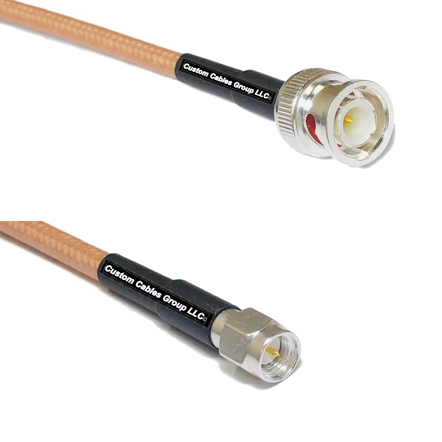 6 feet RG142 BNC Male to SMA Male RF Coaxial Cable