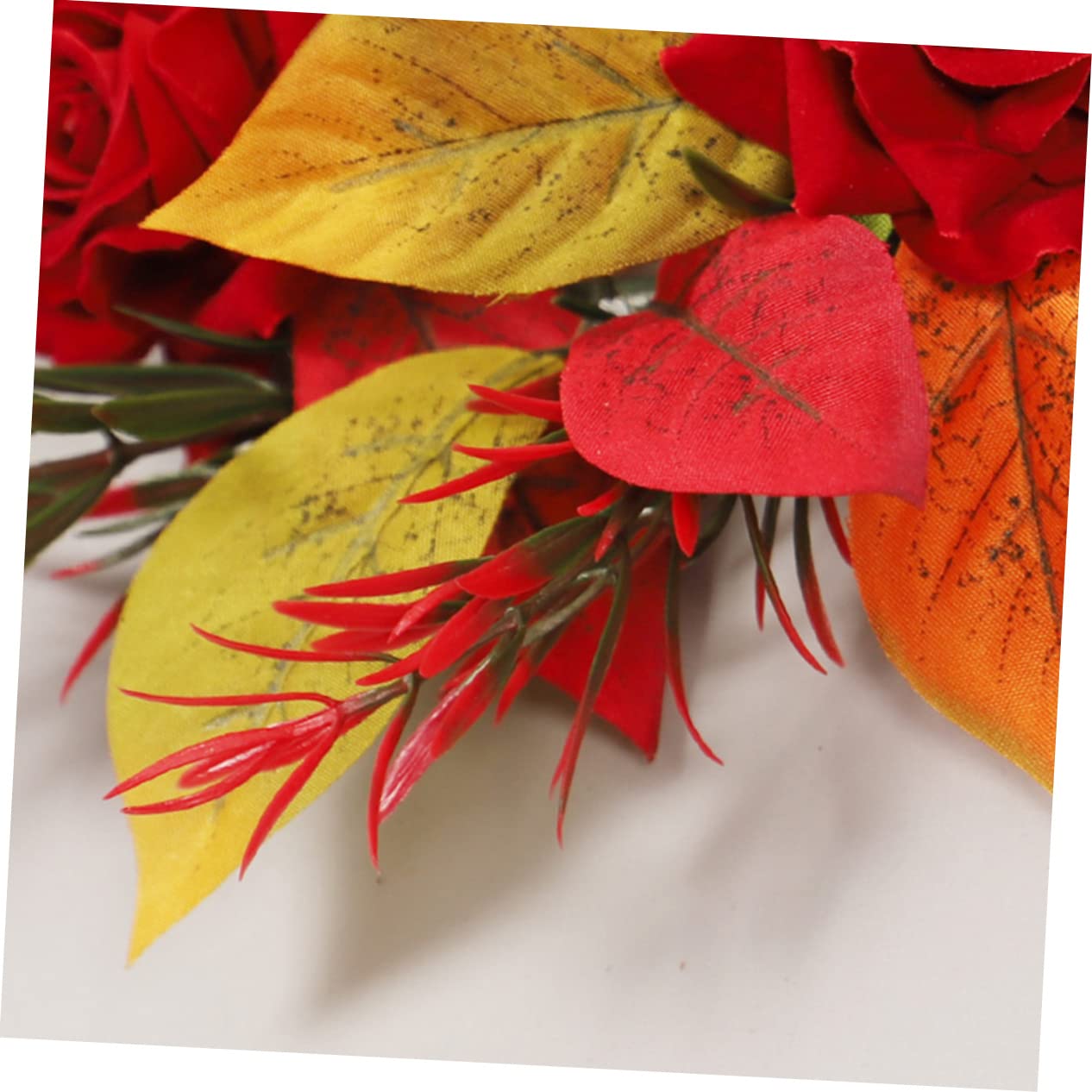 Amosfun 3pezzi Ghirlanda Decorativa Rosa Per Porta Ingresso Wreath Elegante Per Decorazioni Da Appendere Casa e Matrimonio Senza Manutenzione Aspetto Realistico e Design Chic