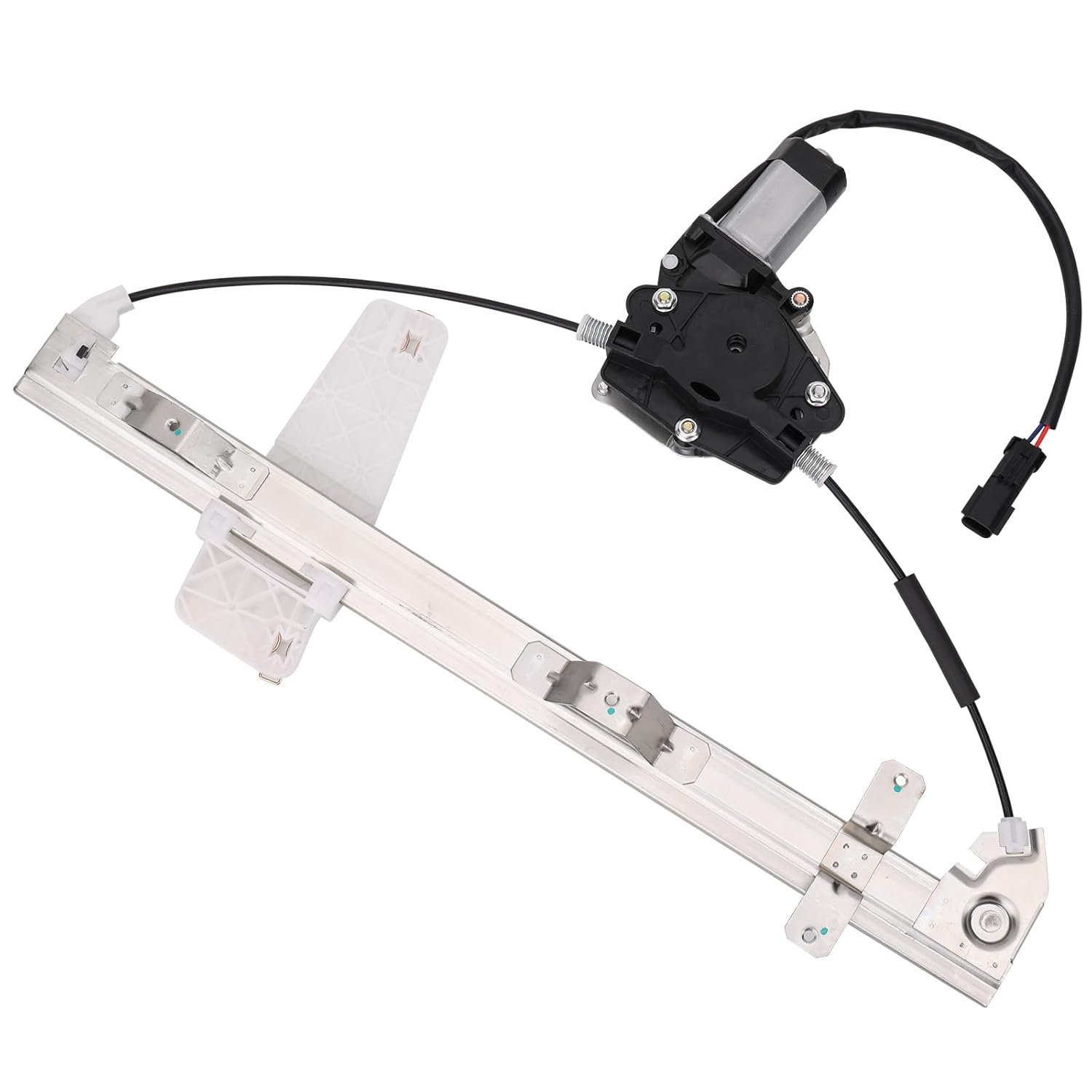 Front Passenger Side Power Window Regulator with Motor Compatible with Jeep Grand Cherokee WJ Series 2000-2004, Only Fit The Car Manufactured After 3/9/2000, Replace OE 741-557