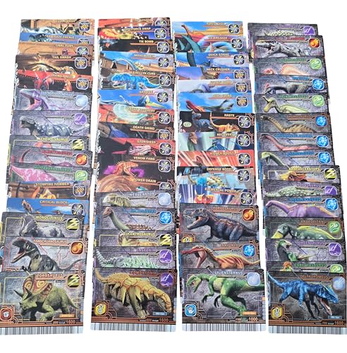 Warefinds Customised Dinosaur King Arcade Card Set | Made from SEGA Dinosaur King Arcade Cards | Collectables (Card Box, 60 Cards All Different in Box)