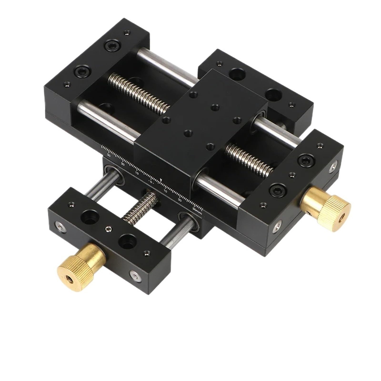 WNVXJGNSO Precision Sliding Table Fine‑Tuning Linear Stage Manual Translation Displacement Station X-Axis Platform Sliding Table 40x70mm(Without Base)