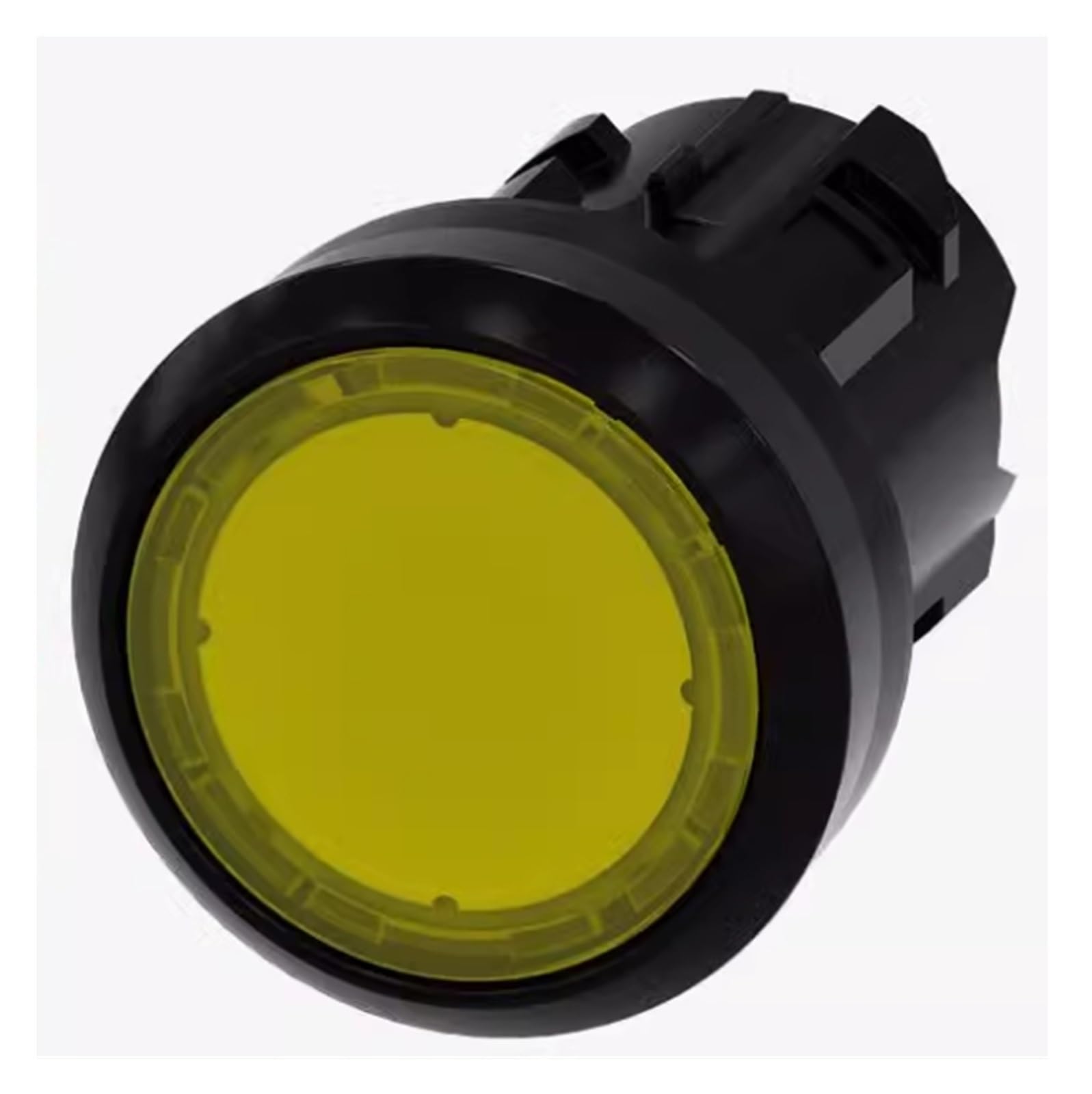 Bouton Plat à LED Jaune 3SU1001-0AB30-0AA0 Haute Visibilité