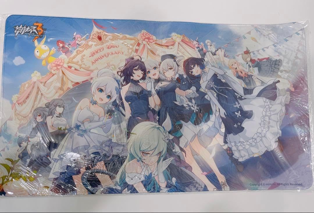 崩壊3rd エリシア 火を追う十三英傑 デスクマット ラバーマット 崩壊