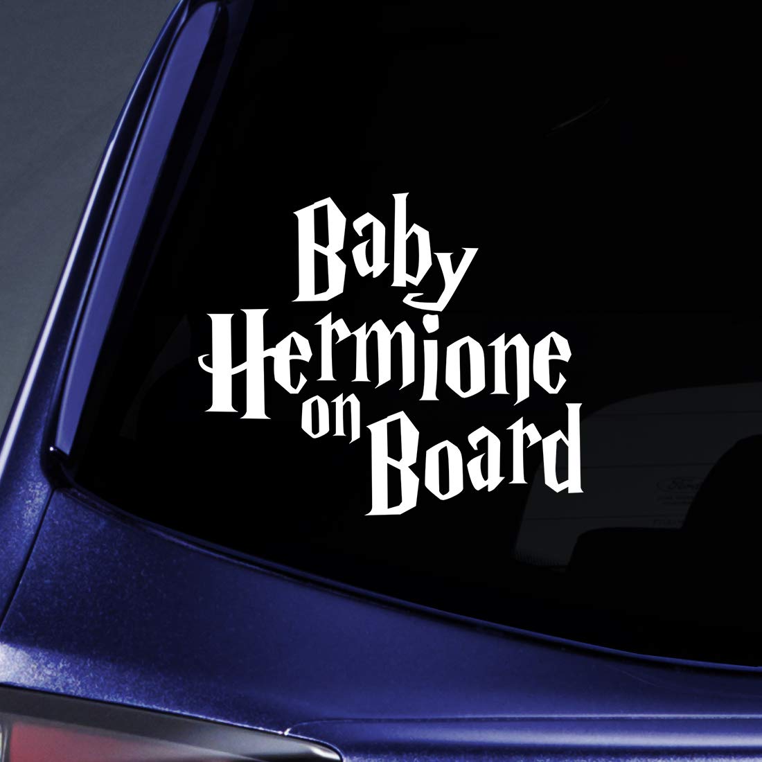 Adesivo Auto BABY WIZARD ON BOARD - Hermione, Divertente E Resistente - Foto 2