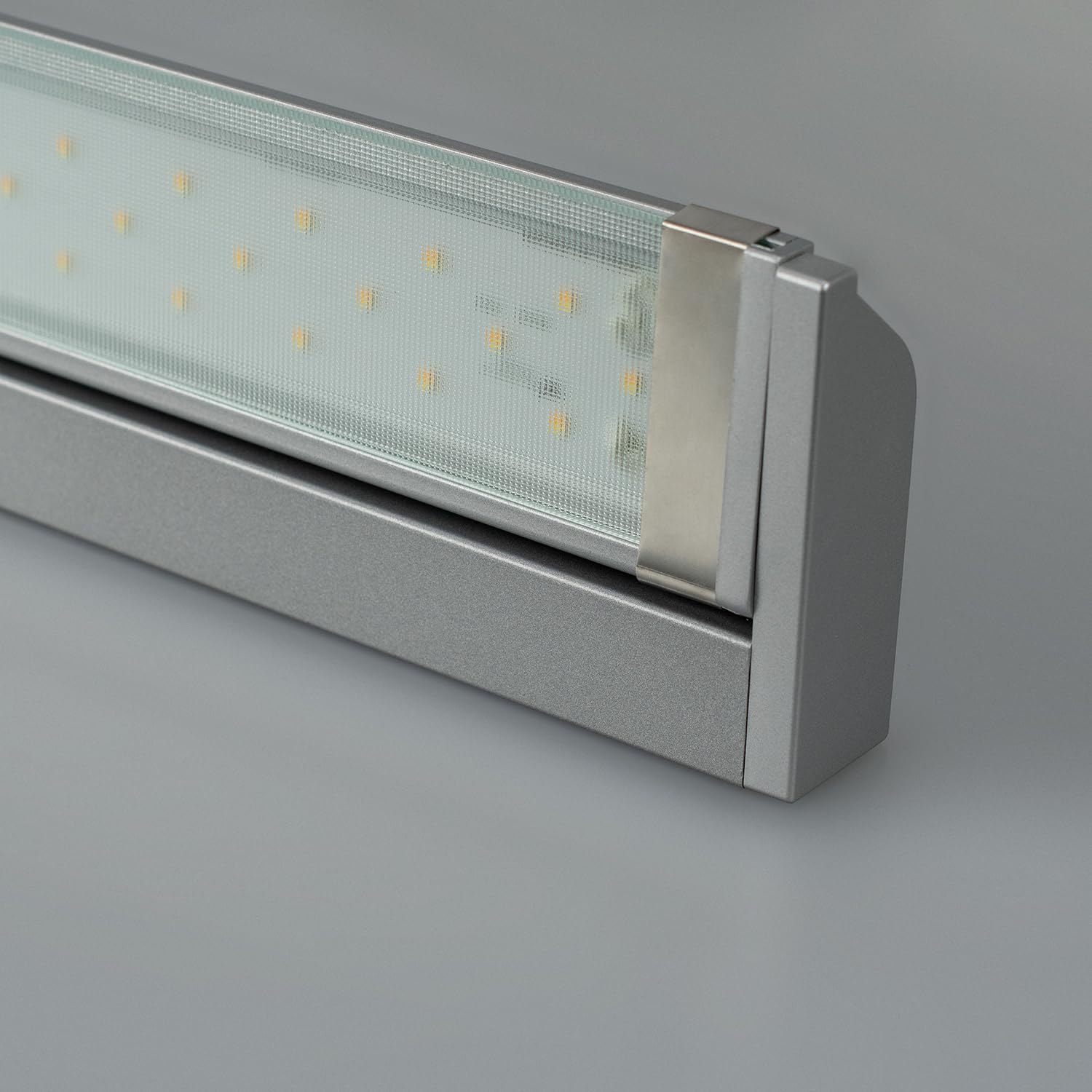 Rolux LED Unterbauleuchte 15W CCT 3000K~6500K Anbauleuchte Aluminium, 15 watts, silber, 91,3 x 8,5 x 3,5 cm