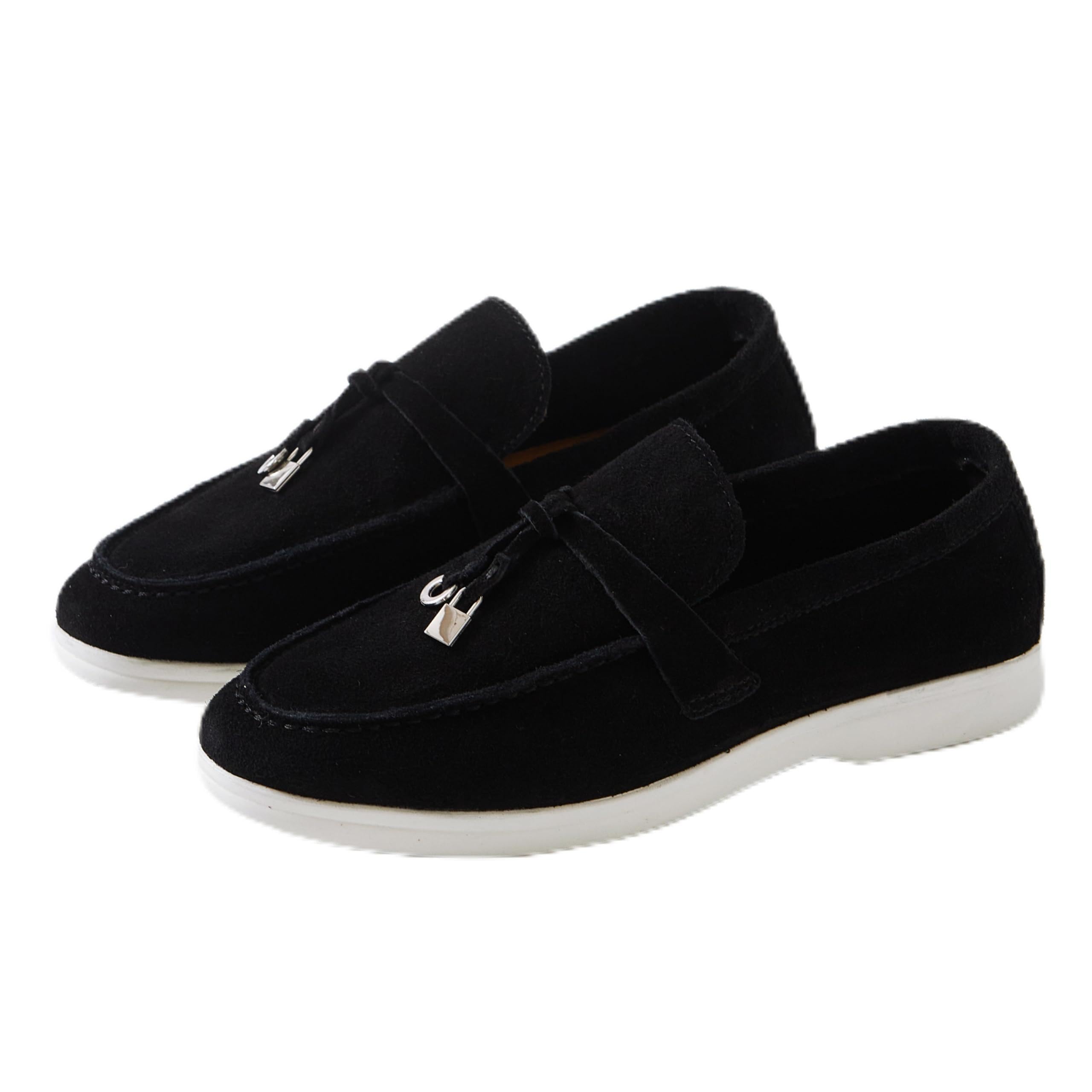 FONSUFA Iron Tipped Loafers for Women, Comfortable Stylish - Lightweight and Breathable Womens Shoes, Women's Loafers & Slip-Ons Casual Shoes